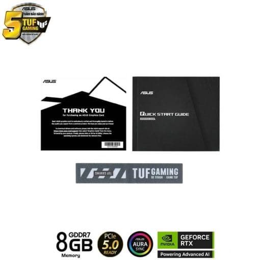 ASUS TUF Gaming GeForce RTX 5060 8GB GDDR7 (TUF-RTX5060-8G-GAMING) Graphics Card