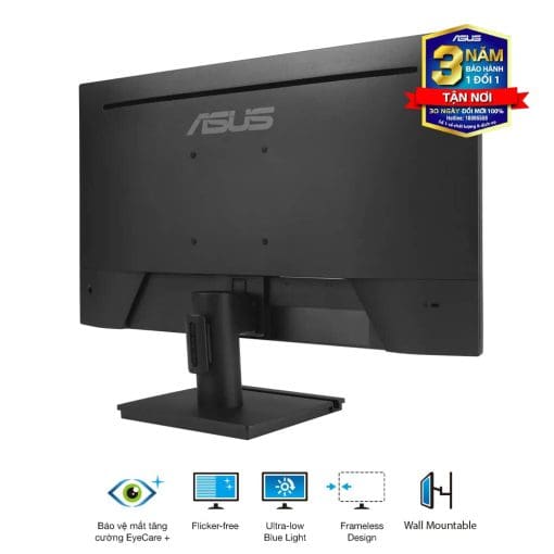 ASUS VA249HG Eye Care Monitor - 24 inch, IPS, FHD (1920x1080) Frameless, 99% sRGB, 120Hz, 1ms MPRT, HDMI + VGA