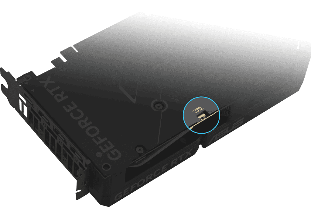 ASUS Dual GeForce RTX 5060 8GB GDDR7 (DUAL-RTX5060-8G) Graphics Card 56 dual bios highlight 1