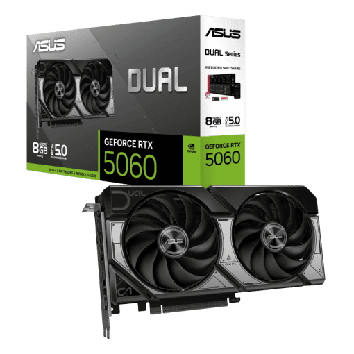 ASUS Dual GeForce RTX 5060 8GB GDDR7 (DUAL-RTX5060-8G) Graphics Card
