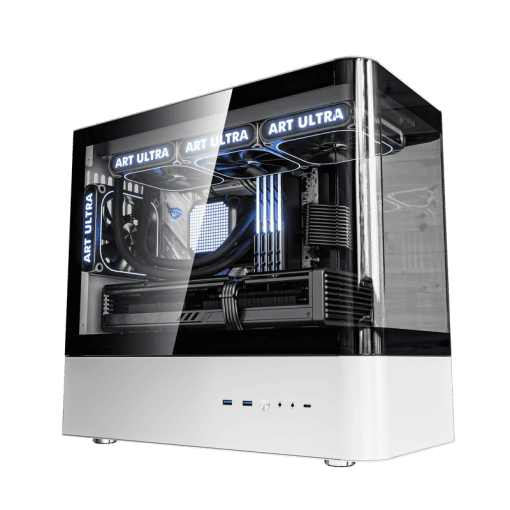 QC.Art HM1 Sea View M-ATX Tower Case