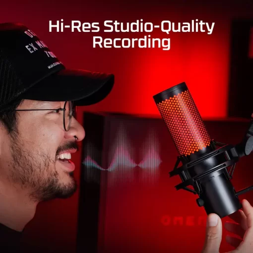 HyperX Quadcast 2 Black - RGB USB Microphone