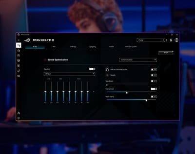 ASUS ROG Delta II Black Wireless Gaming - 50mm Titanium Drivers, Bluetooth + 2.4 GHz + 3.5 mm 37 maxsize400x500 1