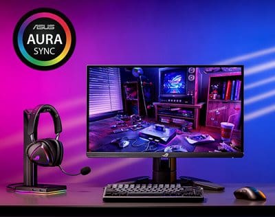 ASUS ROG Delta II Black Wireless Gaming - 50mm Titanium Drivers, Bluetooth + 2.4 GHz + 3.5 mm 36
