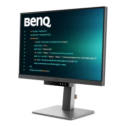 BenQ RD240Q Programming Monitor - 24.1 inch, WQXGA (2560x1600) 16:10, HDR10, IPS 60Hz, USB‑C 90W 13 02 rd240q left45