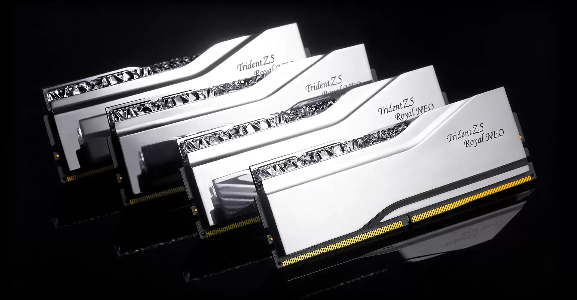 G.Skill Trident Z5 Royal Neo Silver 96GB (2x48GB) Memory Kit - Silver, 6000MHz CL28 DDR5 (F5-6000J2836F48GX2-TR5NS) 17 06 trident z5 royal neo extreme overclocking performance