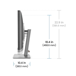 BenQ RD320U Programming Monitor - 31.5 inch, 4K UHD (3840x2160) 16:9, HDR10 VESA DisplayHDR 400, IPS 60Hz, USB‑C 90W 31 09 rd320u leftside has