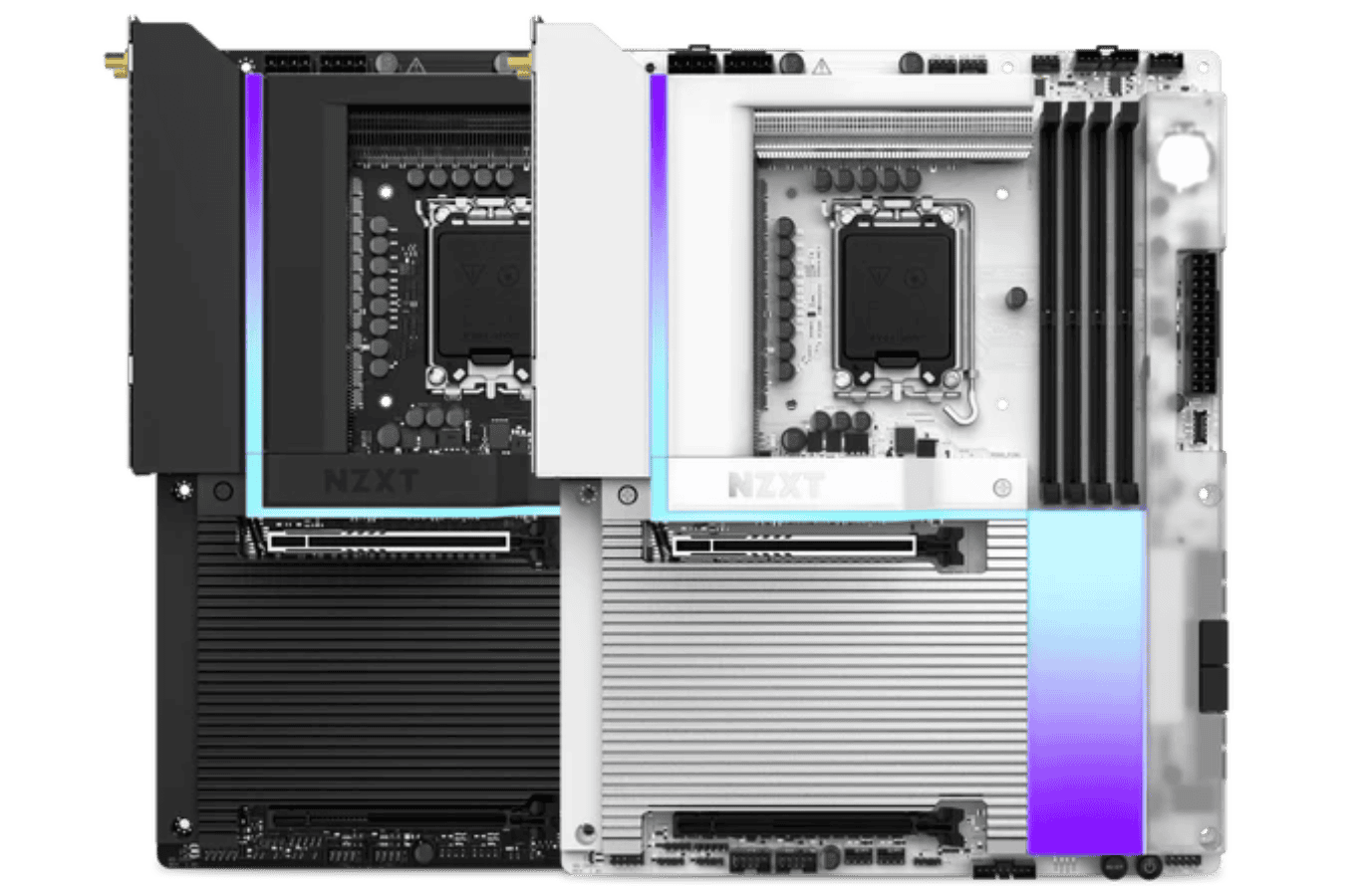NZXT N9 Z890 White Wi-Fi 7 Mainboard - Full Cover & RGB (N9-Z89XT-B1) 15 1 1 2