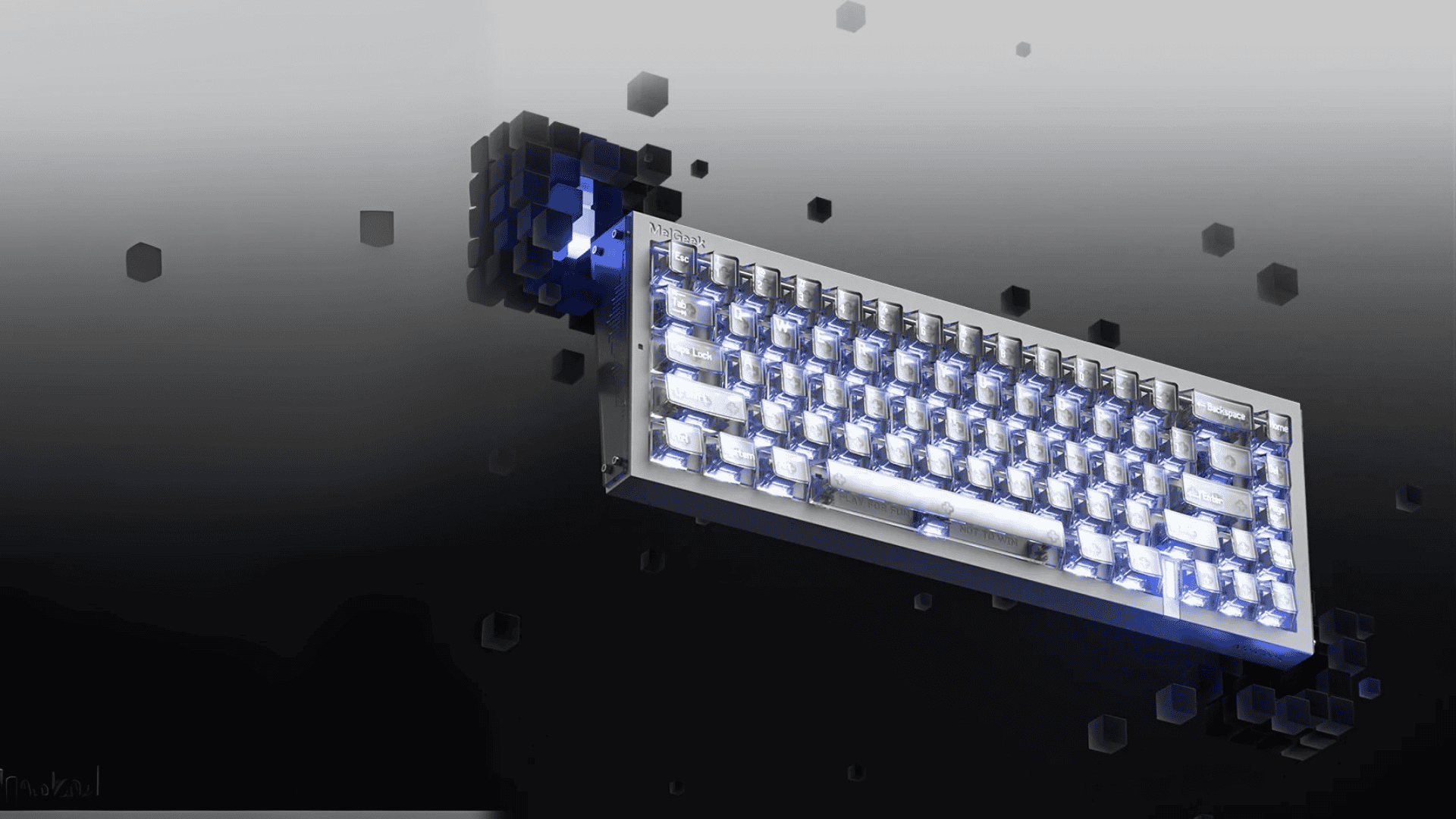 HE MelGeek REAL67 Rapid Trigger Keyboard - 65%, Hall Effect Magnetic Switch, Snap Tap, 8K Polling Rate 20 1 7