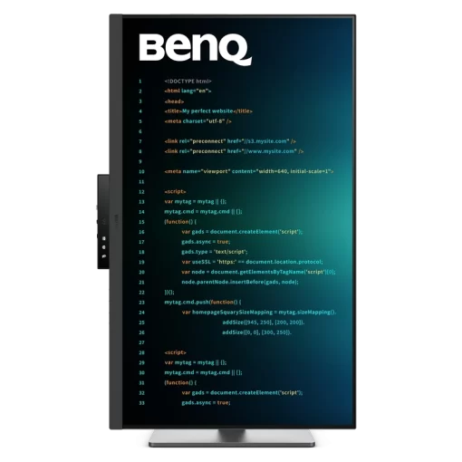 BenQ RD320U Programming Monitor - 31.5 inch, 4K UHD (3840x2160) 16:9, HDR10 VESA DisplayHDR 400, IPS 60Hz, USB‑C 90W