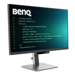 BenQ RD320U Programming Monitor - 31.5 inch, 4K UHD (3840x2160) 16:9, HDR10 VESA DisplayHDR 400, IPS 60Hz, USB‑C 90W 18 12 rd320u right45