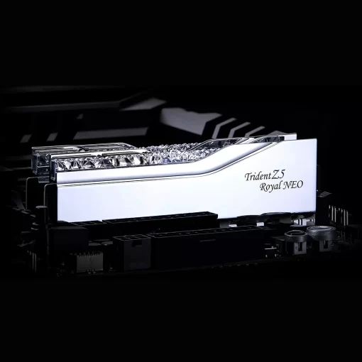 G.Skill Trident Z5 Royal Neo Silver 96GB (2x48GB) Memory Kit - Silver, 6000MHz CL30 DDR5 (F5-6000J3036F48GX2-TR5NS)