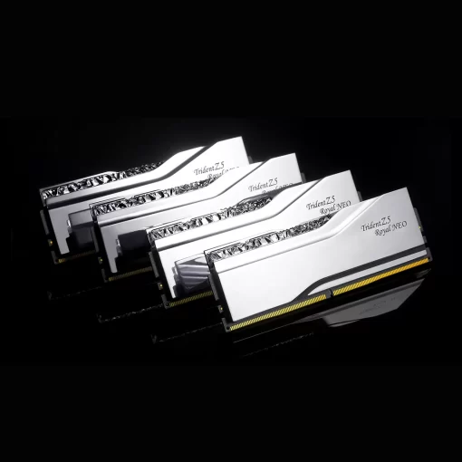 G.Skill Trident Z5 Royal Neo Silver 96GB (2x48GB) Memory Kit - Silver, 6000MHz CL30 DDR5 (F5-6000J3036F48GX2-TR5NS)