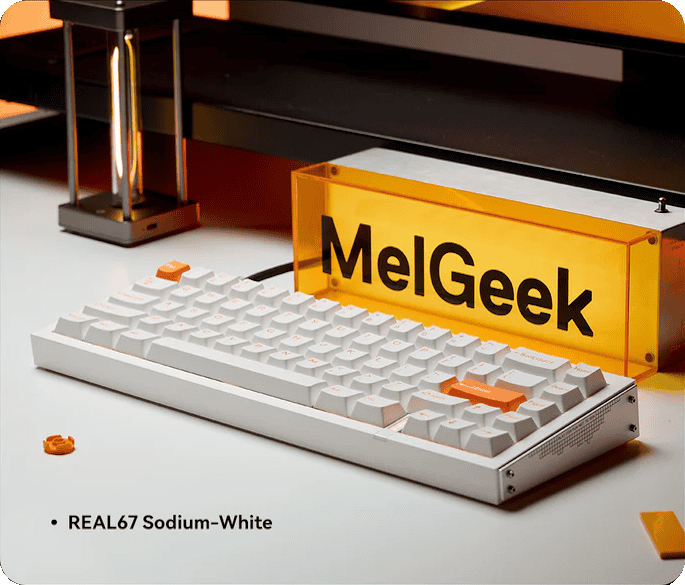 HE MelGeek REAL67 Rapid Trigger Keyboard - 65%, Hall Effect Magnetic Switch, Snap Tap, 8K Polling Rate 58 19 4