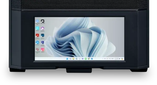 LANCOOL 207 Digital Black Case - 6.5" LCD Screen, 2x140mm PWM front, 2x120mm PWM bottom fans pre-Installed 43 207 dig 003 1 600x327 1