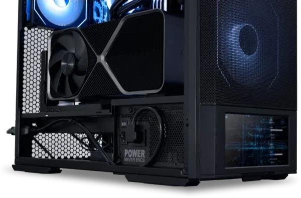LANCOOL 207 Digital Black Case - 6.5" LCD Screen, 2x140mm PWM front, 2x120mm PWM bottom fans pre-Installed 49 207 dig 009 600x396 1