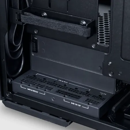 LANCOOL 207 Digital Black Case - 6.5" LCD Screen, 2x140mm PWM front, 2x120mm PWM bottom fans pre-Installed 50 207 dig 010