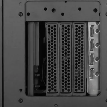 Lian Li LANCOOL 217 Black Case - 170mm ARGB front fans, wood panels, USB Type-C Port, Tempered Glass Side Panel 39 217 14