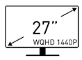 MSI Modern MD272QXPW Monitor - 27 inch, IPS16:9 WQHD (2560 x 1440) 100Hz 1ms (MPRT) 54 27inch icon