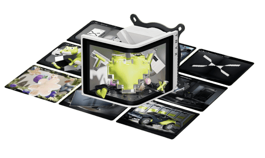 TRYX PANORAMA SE ARGB 360 WHITE AIO Liquid CPU Cooler - 6.5inch curved screen, 360mm radiator, Asetek Adela pump, 3x ARGB Gen2 Fans 49 3 1 SE360WH