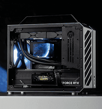 TRYX PANORAMA SE ARGB 360 WHITE AIO Liquid CPU Cooler - 6.5inch curved screen, 360mm radiator, Asetek Adela pump, 3x ARGB Gen2 Fans 56 4 5 1