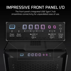 CORSAIR CORSAIR 9000D Black RGB AIRFLOW Super Full-Tower PC Case 27 9000D RGB AIRFLOW Black 09