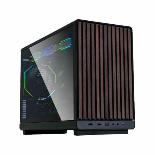 Lian Li DAN A3-mATX - Wood Front & Side Tempered Glass Panel Edition, M-ATX Case
