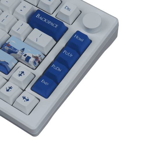 AKKO MOD007B-HE PC Santorini Sakura Pink Magnetic Switch Keyboard - 75%, RGB backlit, USB Type C 8K Hz Polling Rate Rapid Trigger