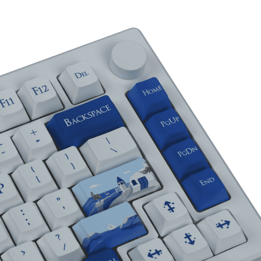 AKKO MOD007B-HE PC Santorini Sakura Pink Magnetic Switch Keyboard - 75%, RGB backlit, USB Type C 8K Hz Polling Rate Rapid Trigger