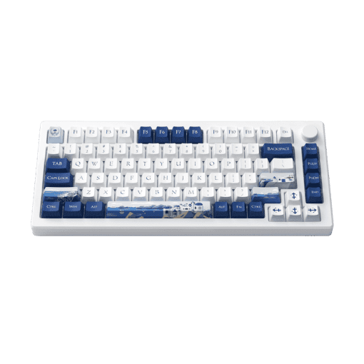 AKKO MOD007B-HE PC Santorini Sakura Pink Magnetic Switch Keyboard - 75%, RGB backlit, USB Type C 8K Hz Polling Rate Rapid Trigger