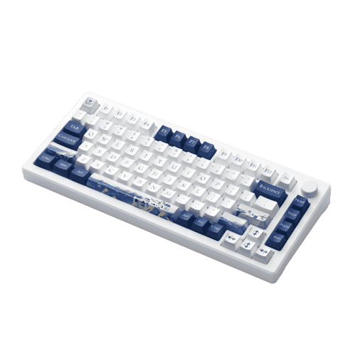 AKKO MOD007B-HE PC Santorini Sakura Pink Magnetic Switch Keyboard - 75%, RGB backlit, USB Type C 8K Hz Polling Rate Rapid Trigger