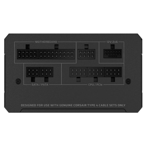 CORSAIR RMe Series RM1000e ATX 3.1 PCIe 5.1 (2025) Fully Modular PSU - 12V‑2×6 (GPU), 1000 Watt, 80 plus Gold, Low-Noise