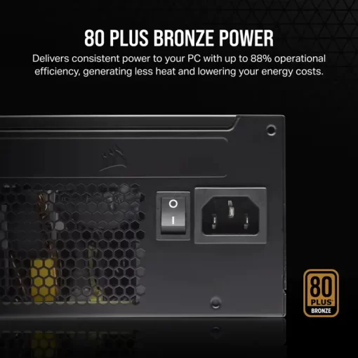 CORSAIR CX Series™ CX550 ATX PSU - 550 Watt 80 PLUS Bronze