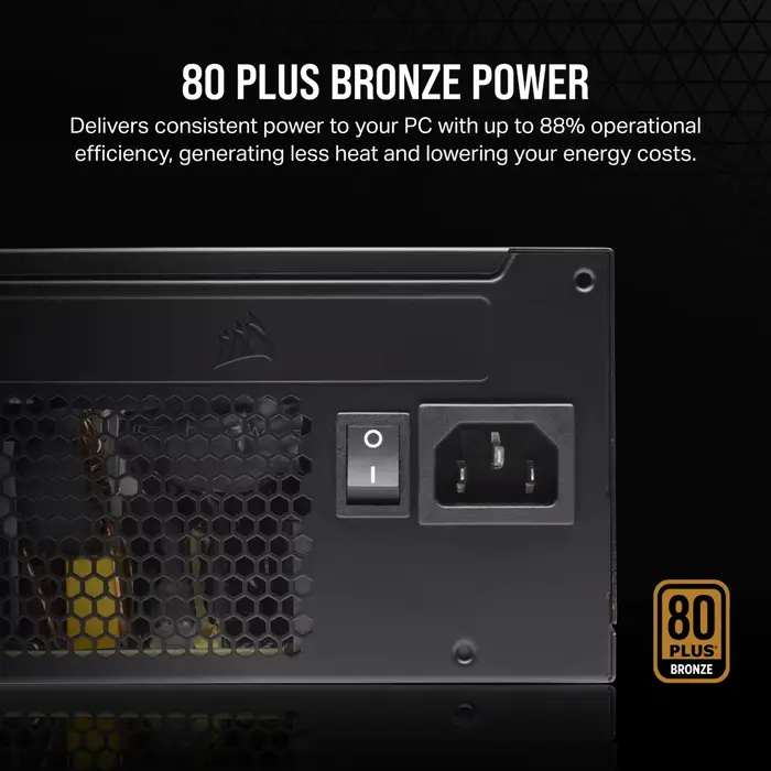 CORSAIR CX Series™ CX550 ATX PSU - 550 Watt 80 PLUS Bronze 41 CX550 04