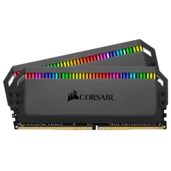 CORSAIR Dominator Platinum RGB 16GB Memory Kit - Black, 16GB (2x8GB) DDR4, 3200MHz, CL16 (CMT16GX4M2E3200C16)