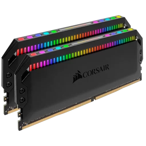 CORSAIR Dominator Platinum RGB 16GB Memory Kit - Black, 16GB (2x8GB) DDR4, 3200MHz, CL16 (CMT16GX4M2E3200C16)