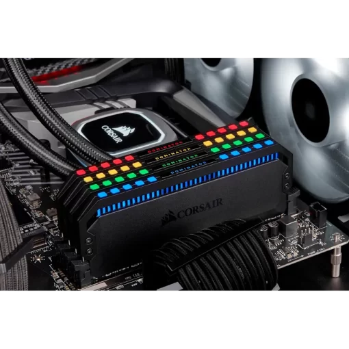 CORSAIR Dominator Platinum RGB 16GB Memory Kit - Black, 16GB (2x8GB) DDR4, 3200MHz, CL16 (CMT16GX4M2E3200C16)