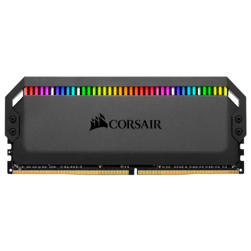 CORSAIR Dominator Platinum RGB 16GB Memory Kit - Black, 16GB (2x8GB) DDR4, 3200MHz, CL16 (CMT16GX4M2E3200C16)