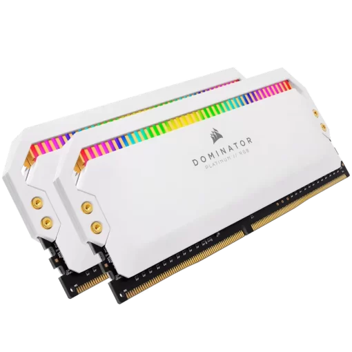 CORSAIR Dominator Platinum RGB 16GB Memory Kit - White, 16GB (2x8GB) DDR4, 3200MHz, CL16 (CMT16GX4M2C3200C16W)