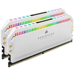 CORSAIR Dominator Platinum RGB 32GB Memory Kit - White, 32GB (2x16GB) DDR4, 3200MHz, CL16 (CMT32GX4M2E3200C16W) 13 DOMINATOR PLAT RGB WHITE 03