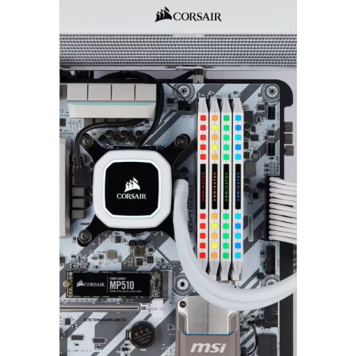 CORSAIR Dominator Platinum RGB 16GB Memory Kit - White, 16GB (2x8GB) DDR4, 3200MHz, CL16 (CMT16GX4M2C3200C16W)