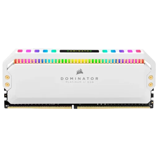 CORSAIR Dominator Platinum RGB 16GB Memory Kit - White, 16GB (2x8GB) DDR4, 3200MHz, CL16 (CMT16GX4M2C3200C16W)