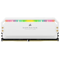 CORSAIR Dominator Platinum RGB 32GB Memory Kit - White, 32GB (2x16GB) DDR4, 3200MHz, CL16 (CMT32GX4M2E3200C16W) 18 DOMINATOR PLAT RGB WHITE 08