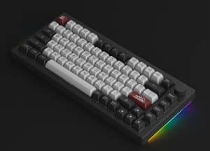 AKKO 5075B Plus Dracula Castle Keyboard - 75%, Multi-modes, Gasket mount, Keycap ASA profile, PBT Double-Shot , Hotswap, 3000mah 40 Dracula Castle 5075B Plus XQ GX4 300x216 1