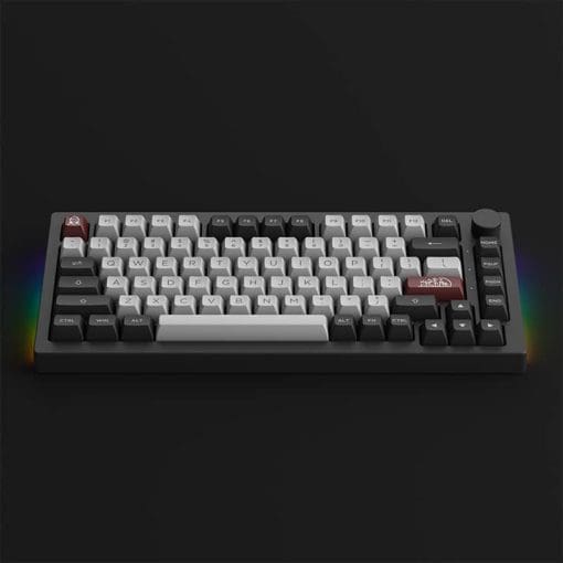 AKKO 5075B Plus Dracula Castle Keyboard - 75%, Multi-modes, Gasket mount, Keycap ASA profile, PBT Double-Shot , Hotswap, 3000mah