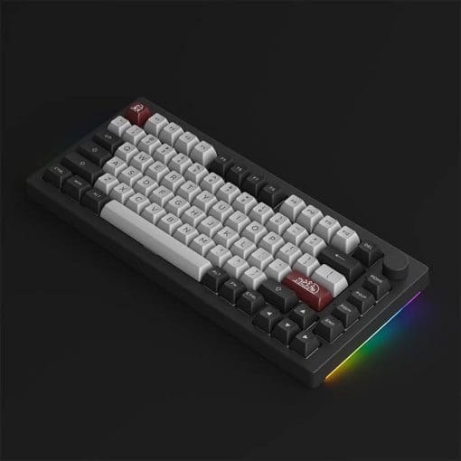 AKKO 5075B Plus Dracula Castle Keyboard - 75%, Multi-modes, Gasket mount, Keycap ASA profile, PBT Double-Shot , Hotswap, 3000mah