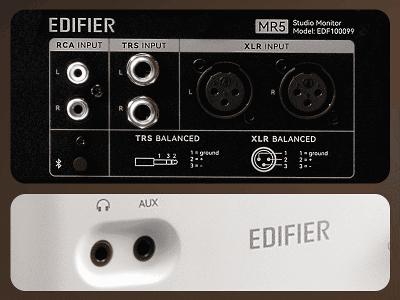 Edifier MR5 Tri-amped Powered Studio Monitor Speakers - 110W RMS total, XLR & TRS, RCA & AUX 32 Edifier MR5 page 7