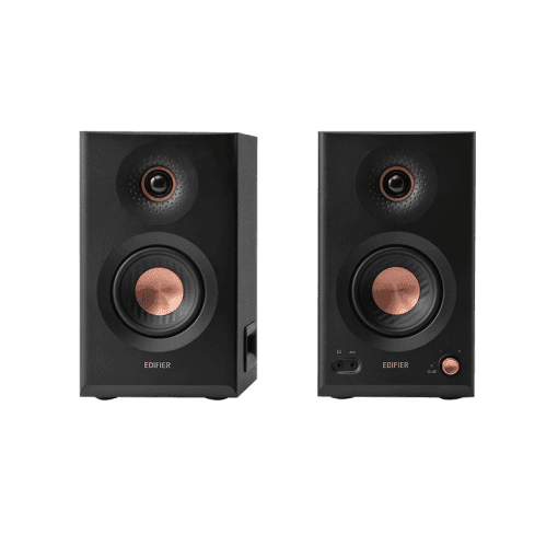 Edifier MR5 Tri-amped Powered Studio Monitor Speakers - 110W RMS total, XLR & TRS, RCA & AUX