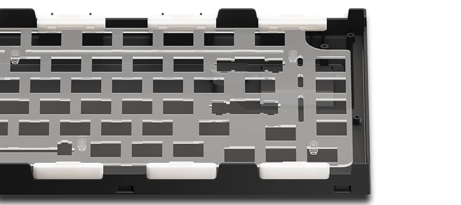 AKKO 5075B Plus Dracula Castle Keyboard - 75%, Multi-modes, Gasket mount, Keycap ASA profile, PBT Double-Shot , Hotswap, 3000mah 15 Gasket Mount