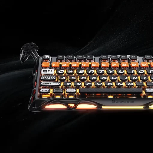 GravaStar Mercury K1 Pro Special Edition - CyberFlare Gaming Keyboard